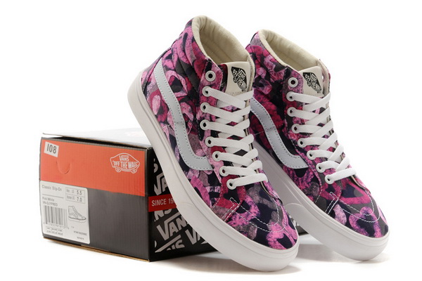 Vans High Top Shoes Women--082